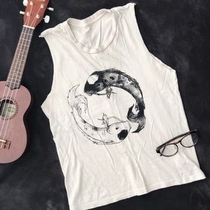 *SOLD*RARE Vintage Brandy Melville Koi Muscle T